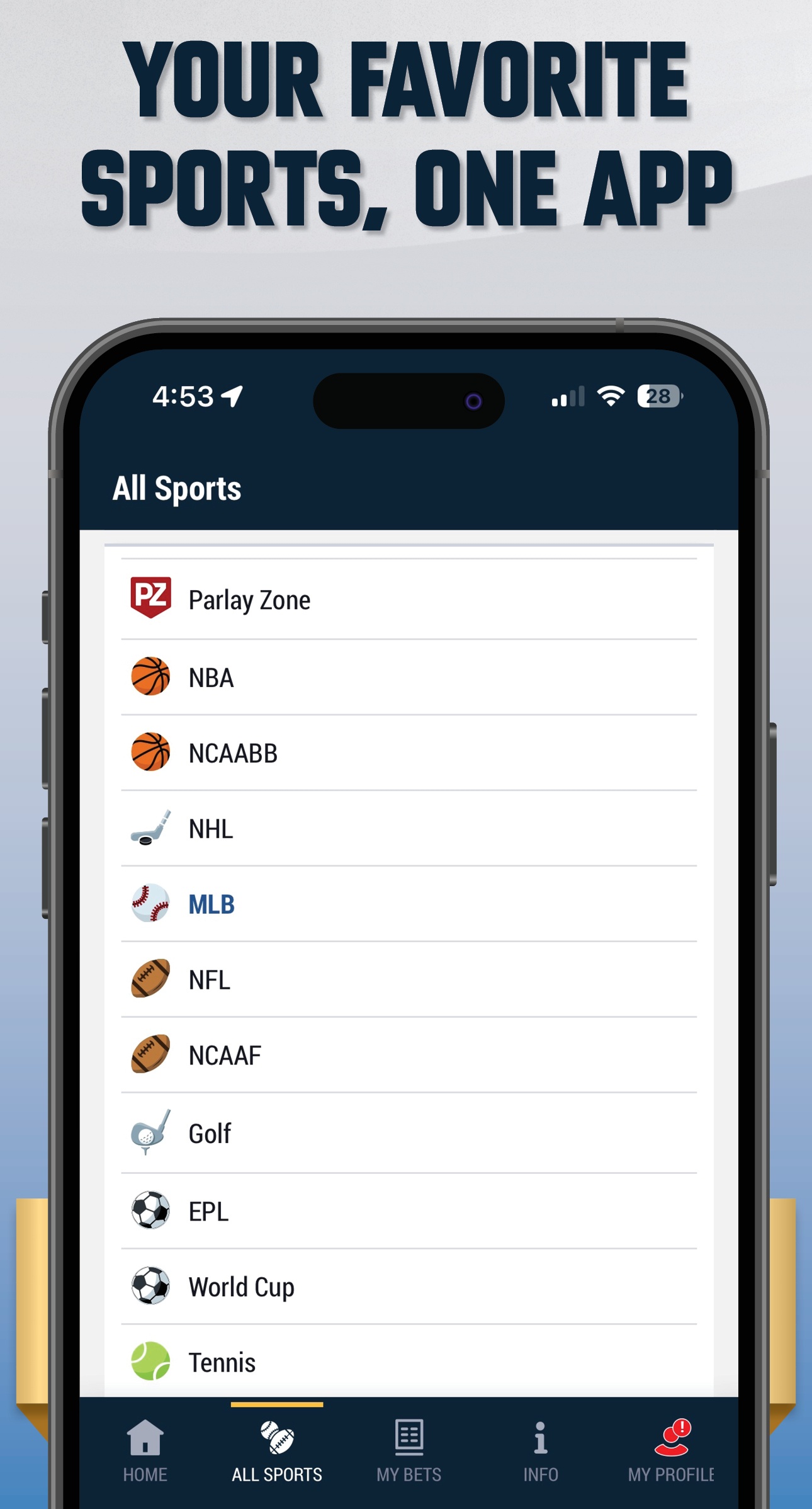Apple App Store_Screenshots_Final5_logo_removed Boomer's Sportsbook - Your Favorite Sports, One App - Mobile App mockup