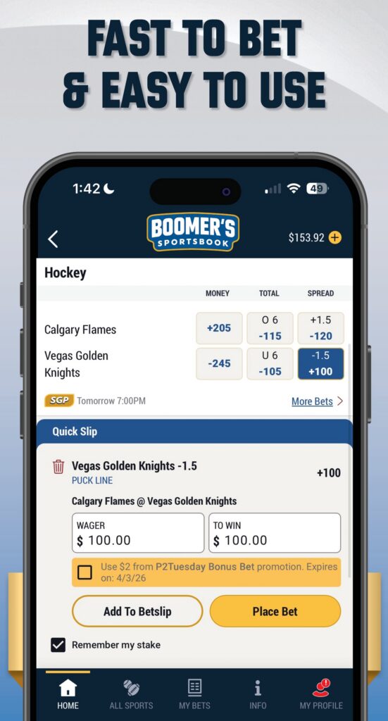 Apple App Store_Screenshots_Final7_logo_removed Boomer's Sportsbook - Fast To Bet & Easy to Use - Mobile App mockup